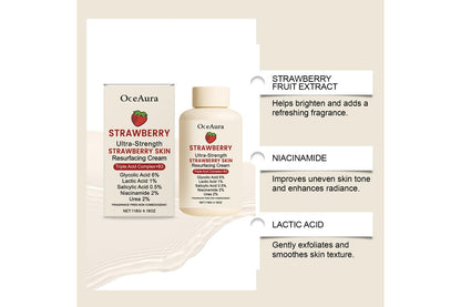 Strawberry Skin Resurfacing Cream – Triple-Acid Complex for Keratosis Pilaris
