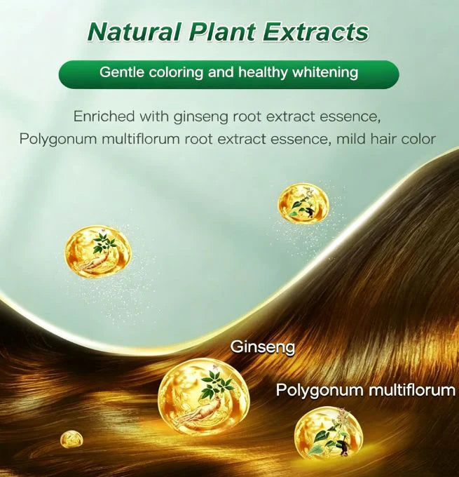 ✨Fruit Hair Dye Cream, Covers Gray & Nourishes