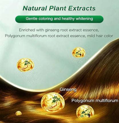 ✨Fruit Hair Dye Cream, Covers Gray & Nourishes