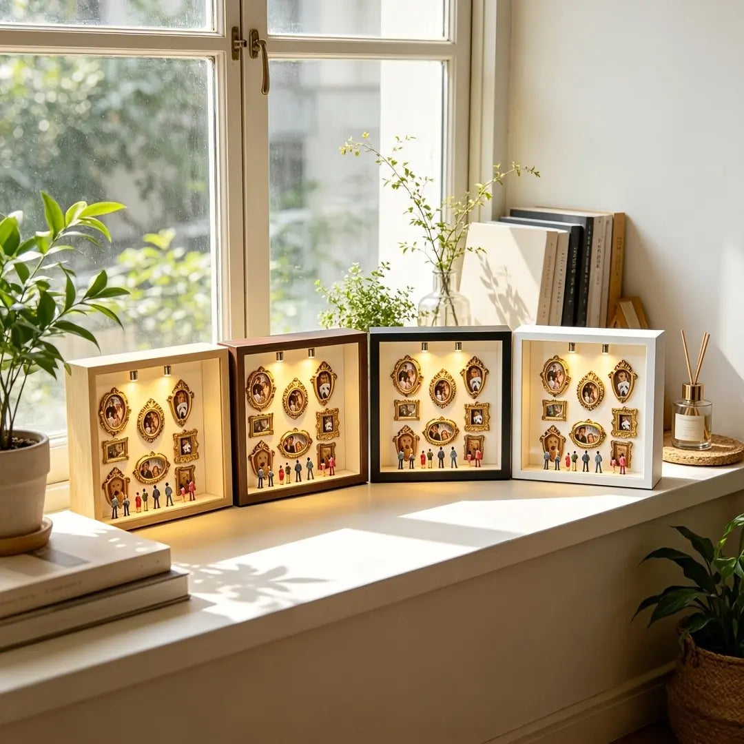 DIY Mini Museum Silhouette Box – Personalized Shadow Frame Display Case