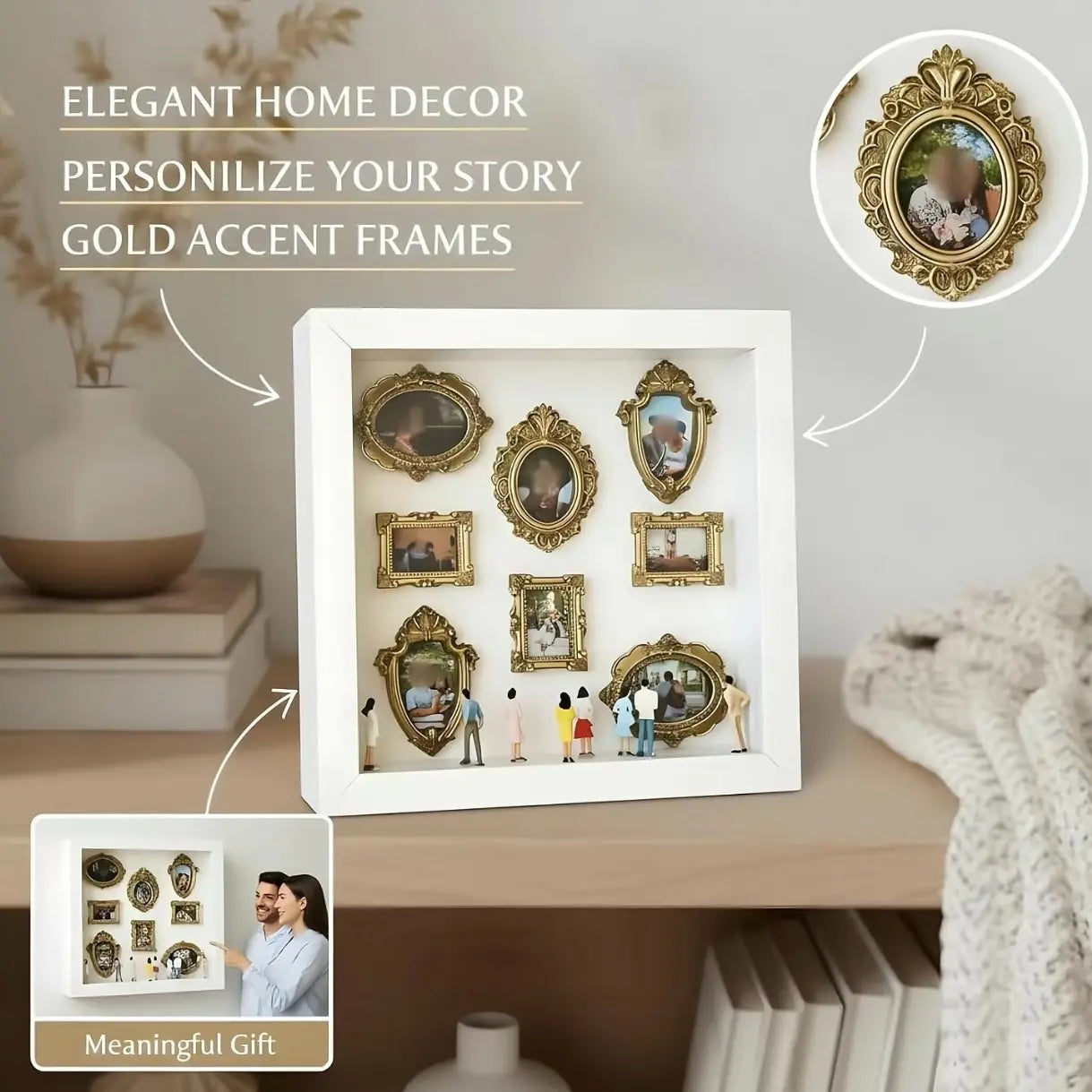 DIY Mini Museum Silhouette Box – Personalized Shadow Frame Display Case