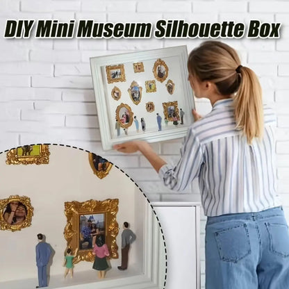 DIY Mini Museum Silhouette Box – Personalized Shadow Frame Display Case