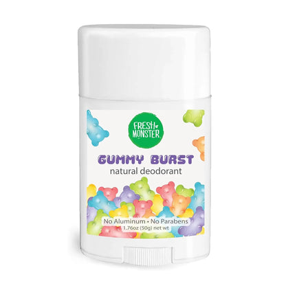 Fresh Monster Gummy Burst Natural Deodorant – Aluminum-Free Deodorant for Kids & Teens