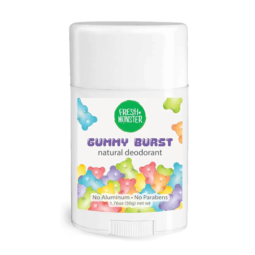 Fresh Monster Gummy Burst Natural Deodorant – Aluminum-Free Deodorant for Kids & Teens