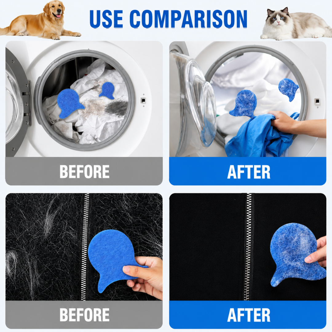 Indigopetco Laundry Pet Hair Removal Fish - 5 Pack