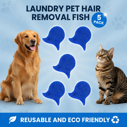 Indigopetco Laundry Pet Hair Removal Fish - 5 Pack