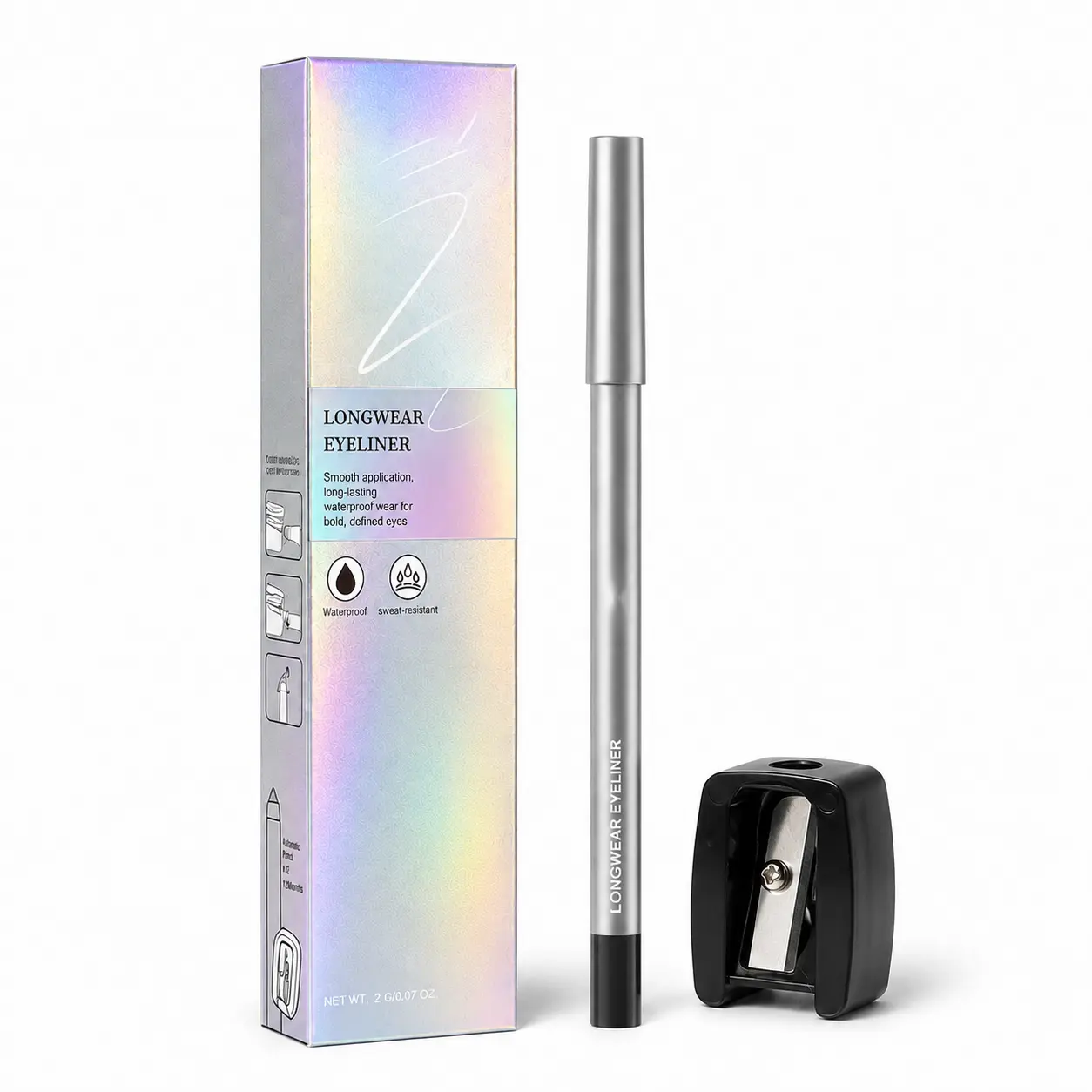 Longwear Eyeliner – Waterproof, Smudge-Proof, 24-Hour Stay