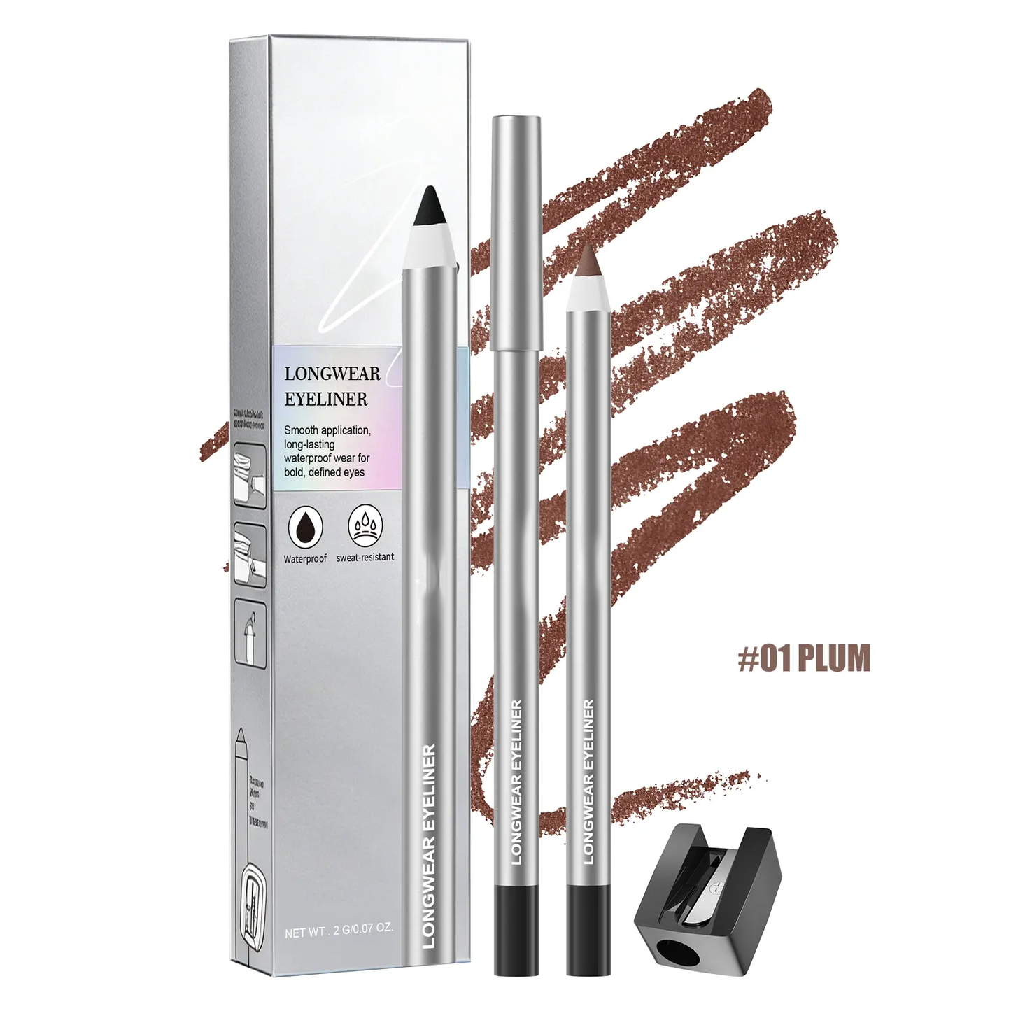Longwear Eyeliner – Waterproof, Smudge-Proof, 24-Hour Stay