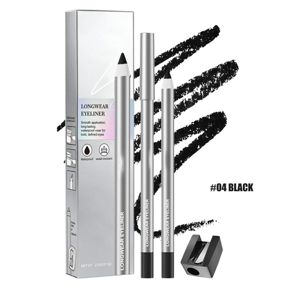 Longwear Eyeliner – Waterproof, Smudge-Proof, 24-Hour Stay