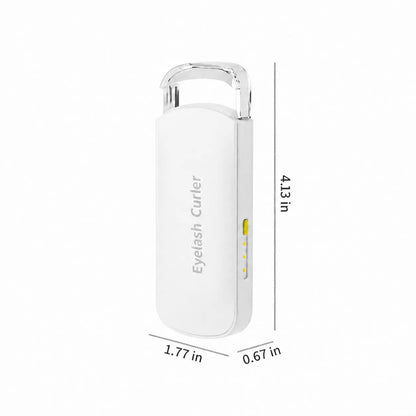 Heated Eyelash Curler – USB Rechargeable with 3 Temperature Settings
