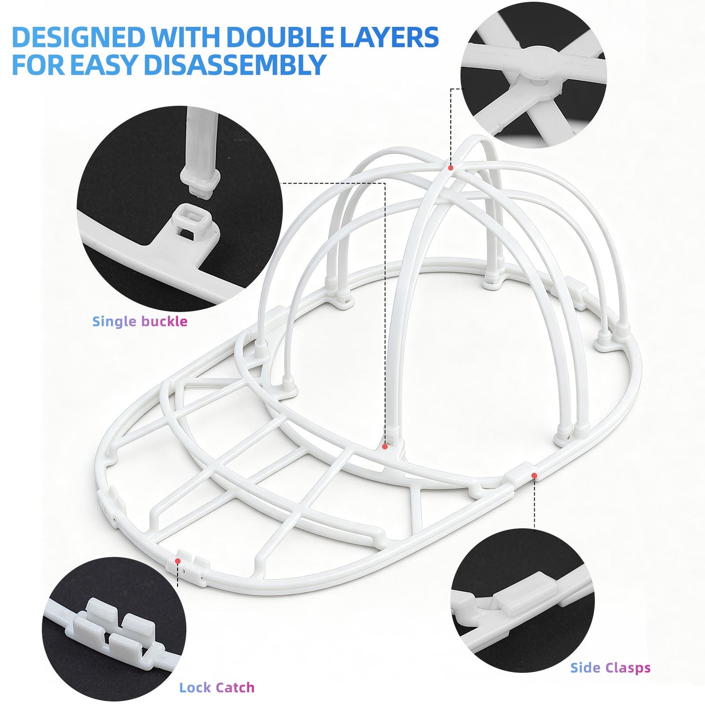 Hat Washer Cage – Heavy-Duty Cap Protector for Washing Machine & Dishwasher