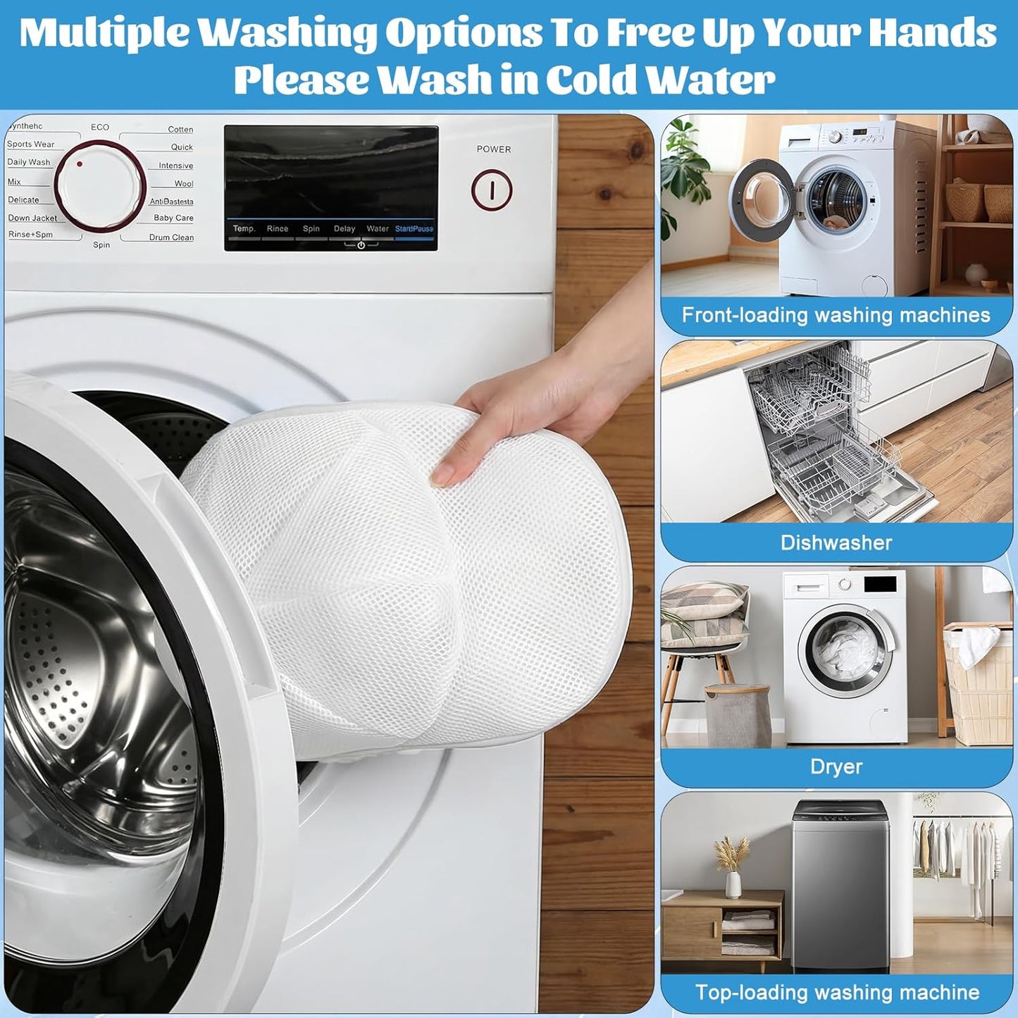 Hat Washer Cage – Heavy-Duty Cap Protector for Washing Machine & Dishwasher