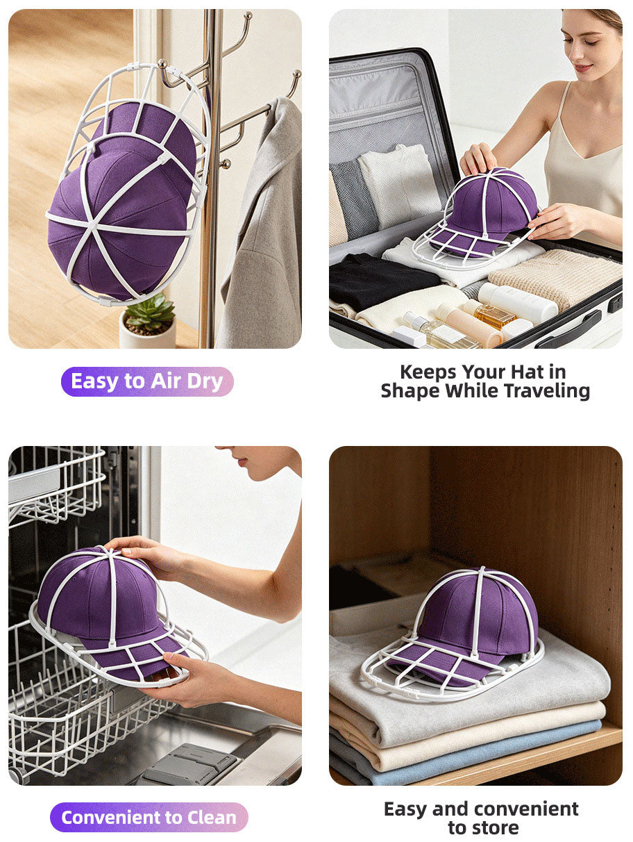 Hat Washer Cage – Heavy-Duty Cap Protector for Washing Machine & Dishwasher