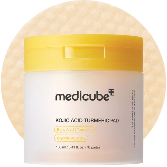 Kojic Acid & Turmeric Brightening Toner Pads – 70 Count