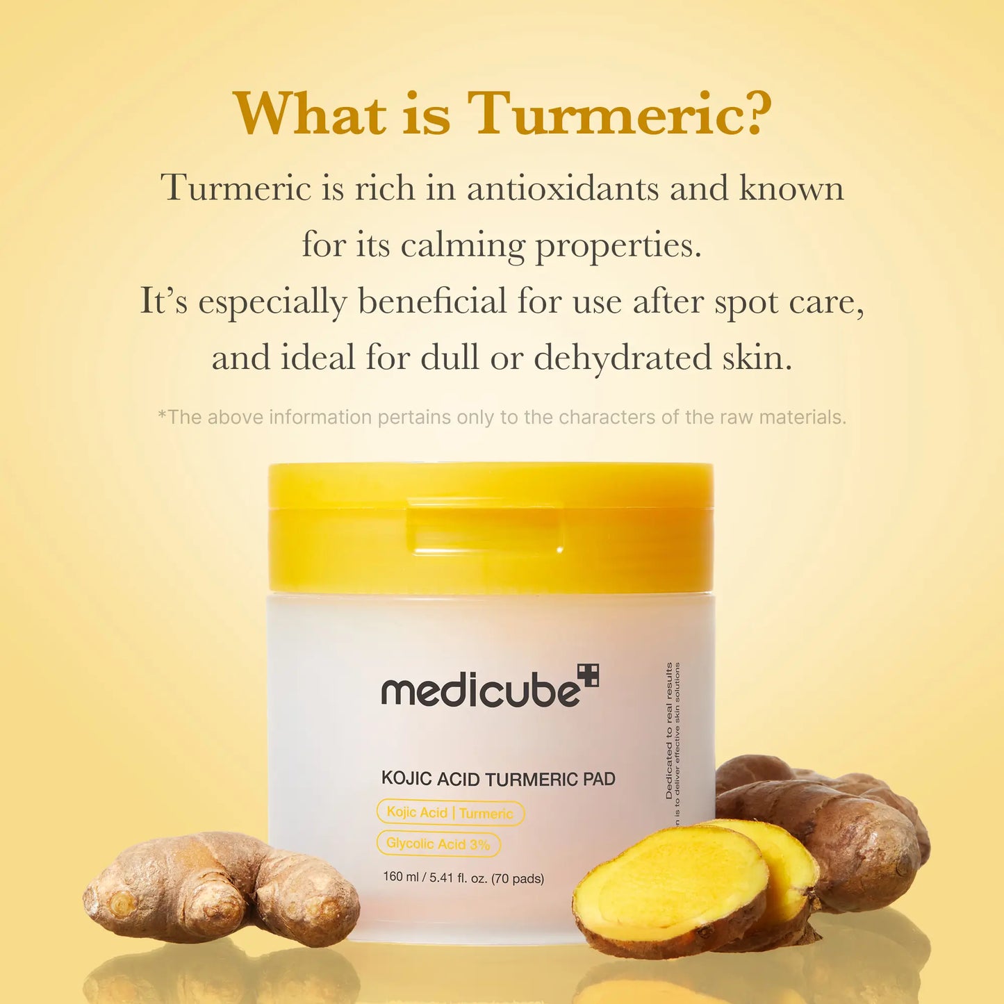 Kojic Acid & Turmeric Brightening Toner Pads – 70 Count