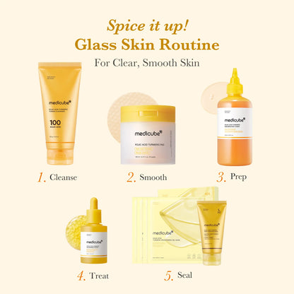 Kojic Acid & Turmeric Brightening Toner Pads – 70 Count
