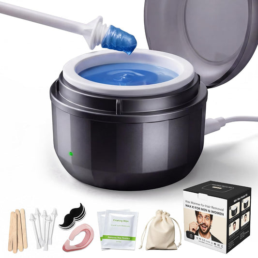 Kit de cera para la nariz, kit de cera para el vello nasal para hombres y mujeres, depilación nasal sin dolor.