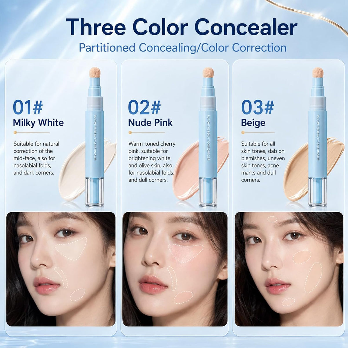 Dual-effect Concealer & Foundation Eye Concealer