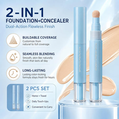 Dual-effect Concealer & Foundation Eye Concealer