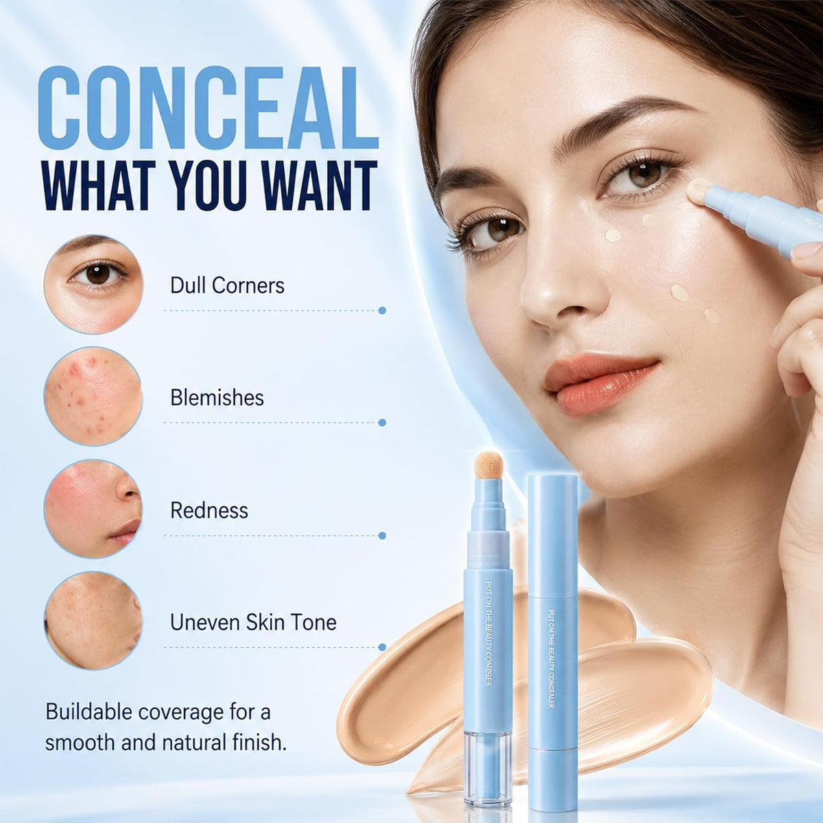 Dual-effect Concealer & Foundation Eye Concealer