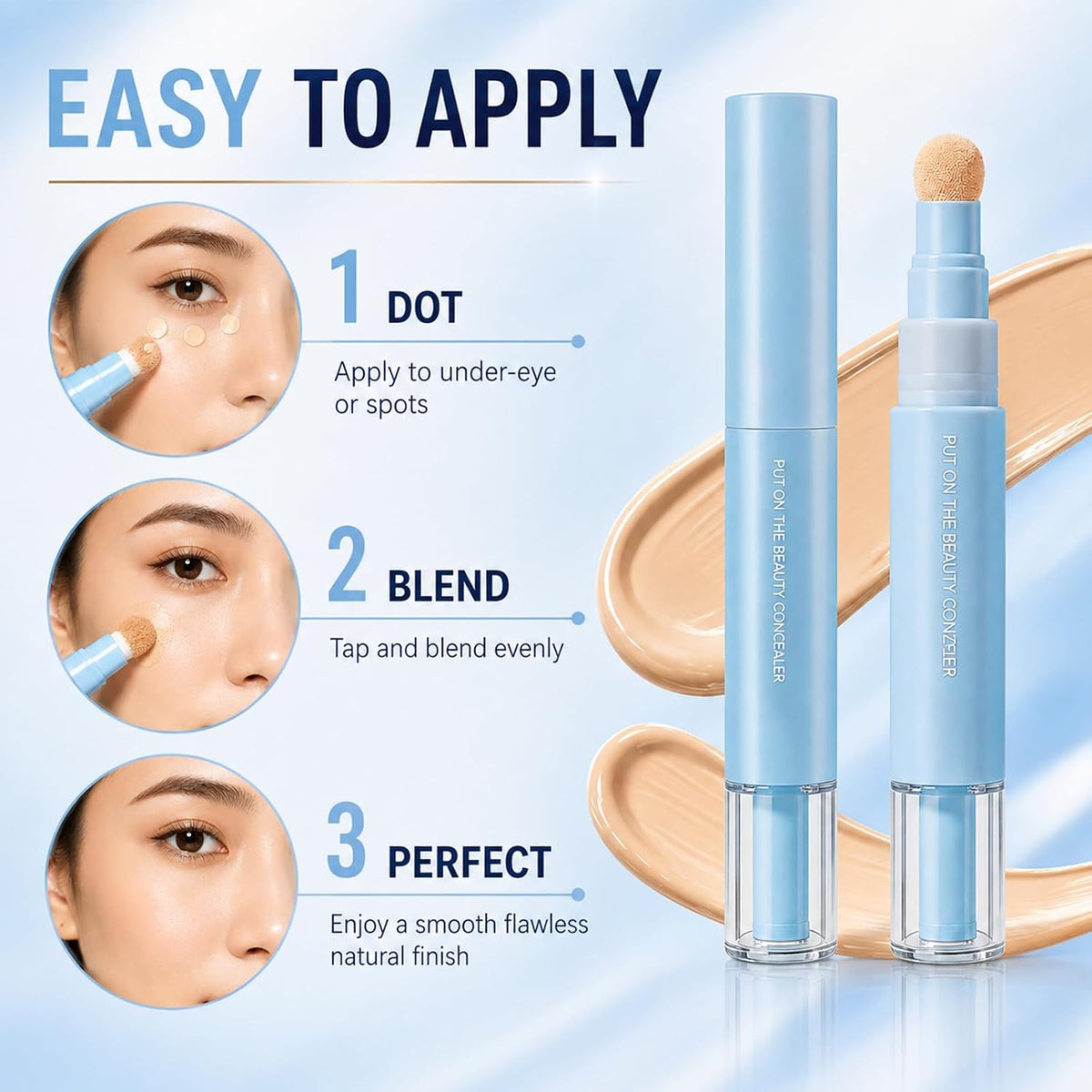 Dual-effect Concealer & Foundation Eye Concealer