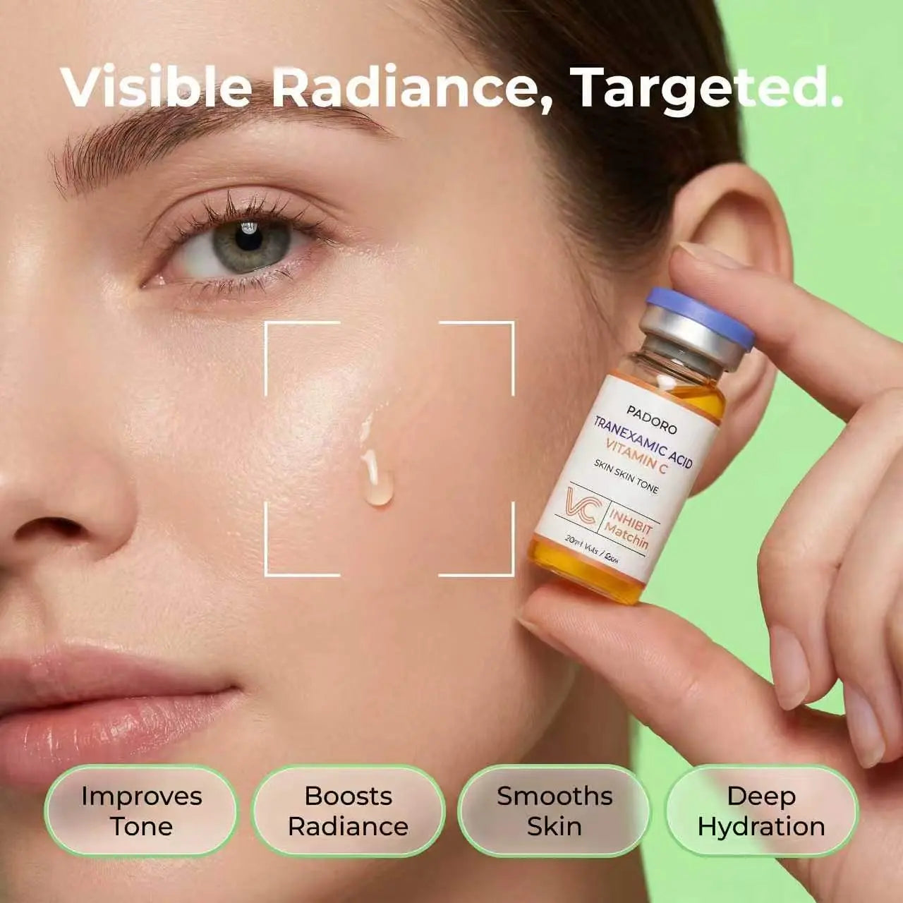PADORO Tranexamic Acid + Vitamin C Serum Kit - 6 Vials