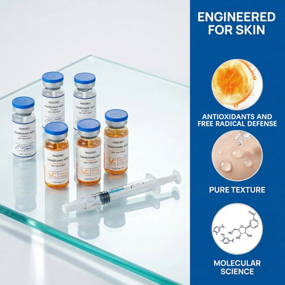 PADORO Tranexamic Acid + Vitamin C Serum Kit - 6 Vials