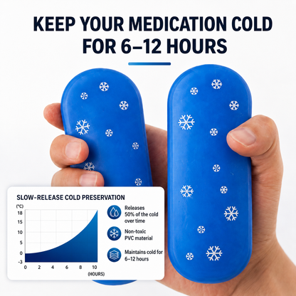 Smart Temperature-Display Medication Cooling Case