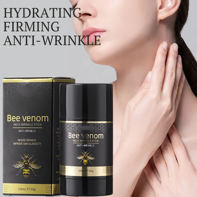Barra de veneno de abeja para las arrugas del cuello – Barra reafirmante antiarrugas