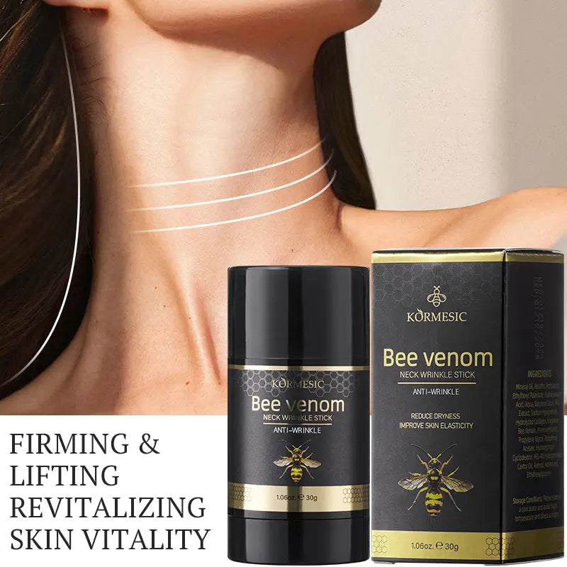 KORMESIC Bee Venom Neck Wrinkle Stick – Anti-Wrinkle Firming Stick