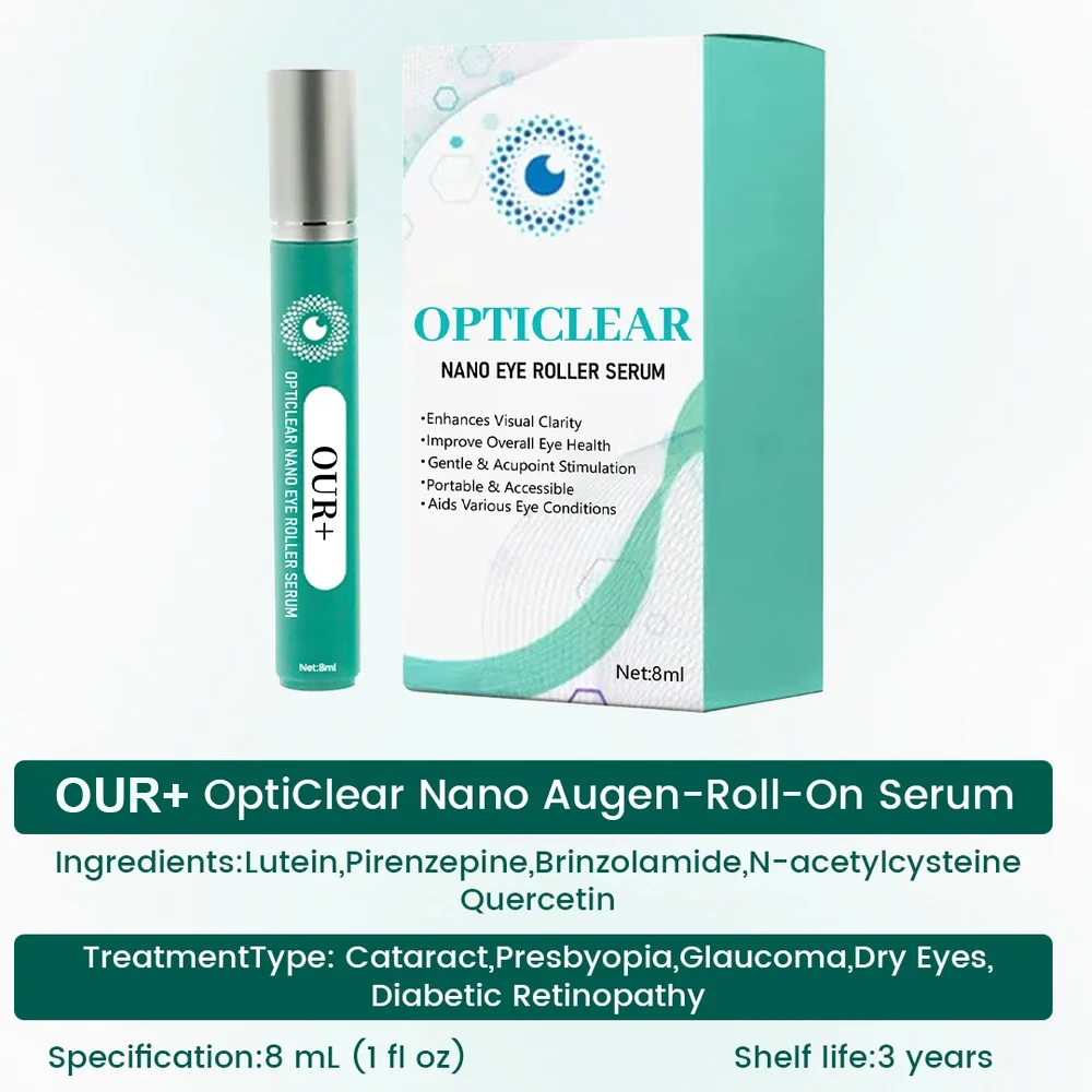 ✨ Cooling Nano Eye Roller Serum | Brighten, Smooth & Refresh Tired-Looking Eyes