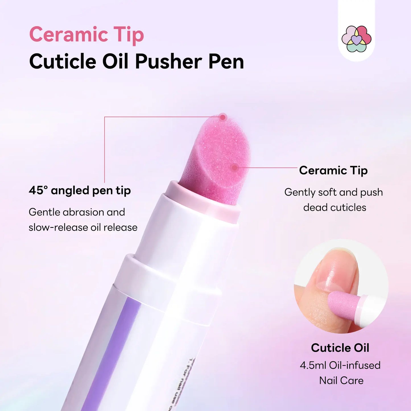 2-in-1 Cuticle Remover & Oil Pen Set