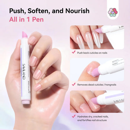 2-in-1 Cuticle Remover & Oil Pen Set