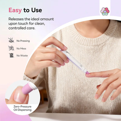 2-in-1 Cuticle Remover & Oil Pen Set