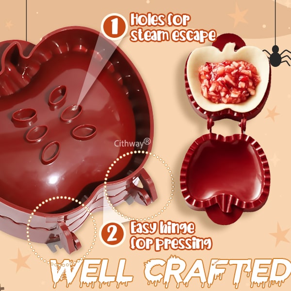 Cithway Halloween One-Press Hand Pie Maker – 3 Style Selections