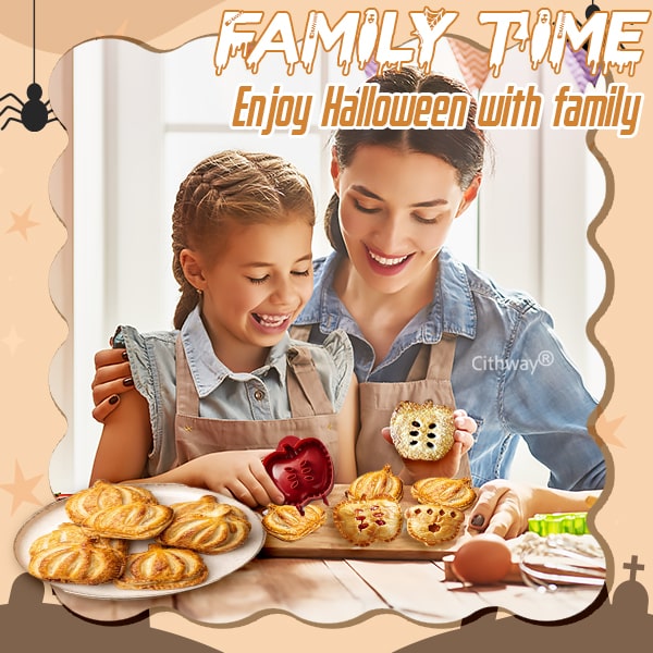 Cithway Halloween One-Press Hand Pie Maker – 3 Style Selections