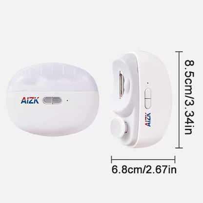 Electric Nail Clipper – 2-in-1 Trimming & Polishing with LED Light