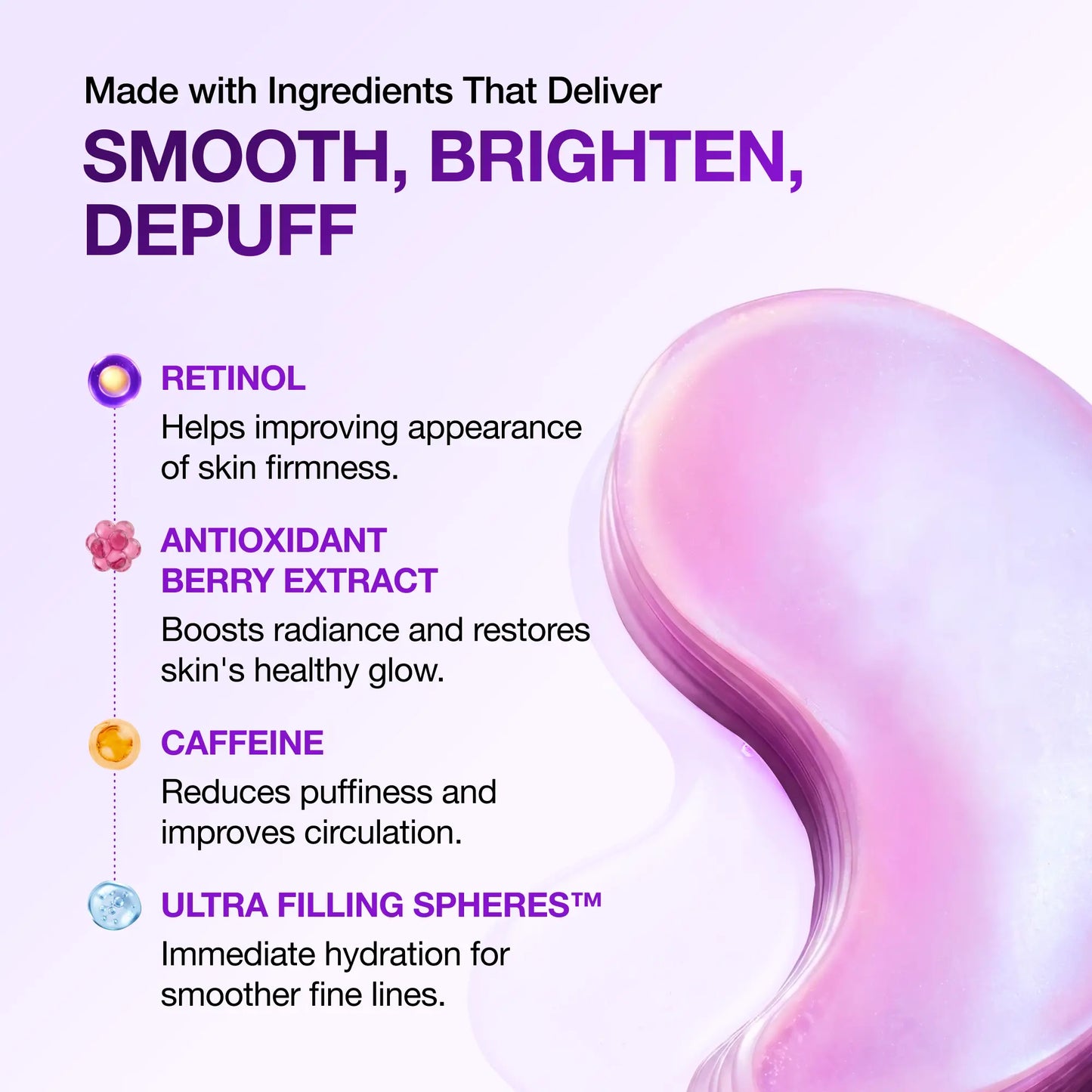 ✨ Complete Eye Revival Duo — Retinol Eye Cream + Berry Eye Patches for Smoother, Brighter-Looking Eyes