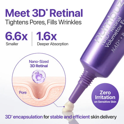 numbuzin No.9 NAD+ Retinal Volumetox Eye Cream Duo Set – All-in-One Anti-Aging Treatment