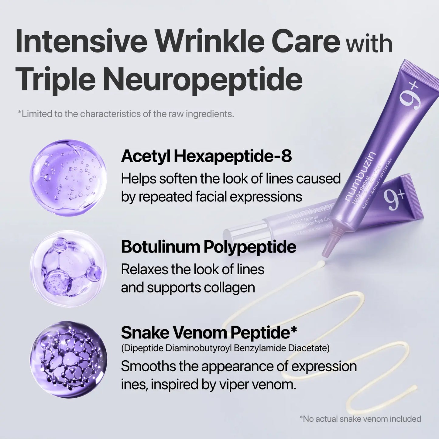 numbuzin No.9 NAD+ Retinal Volumetox Eye Cream Duo Set – All-in-One Anti-Aging Treatment