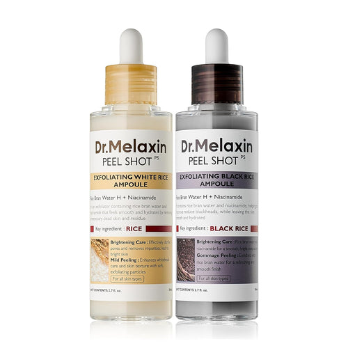 Peel Shot Glow Rice Ampoule Duo – Gentle Exfoliator for Glowing, Smooth Skin