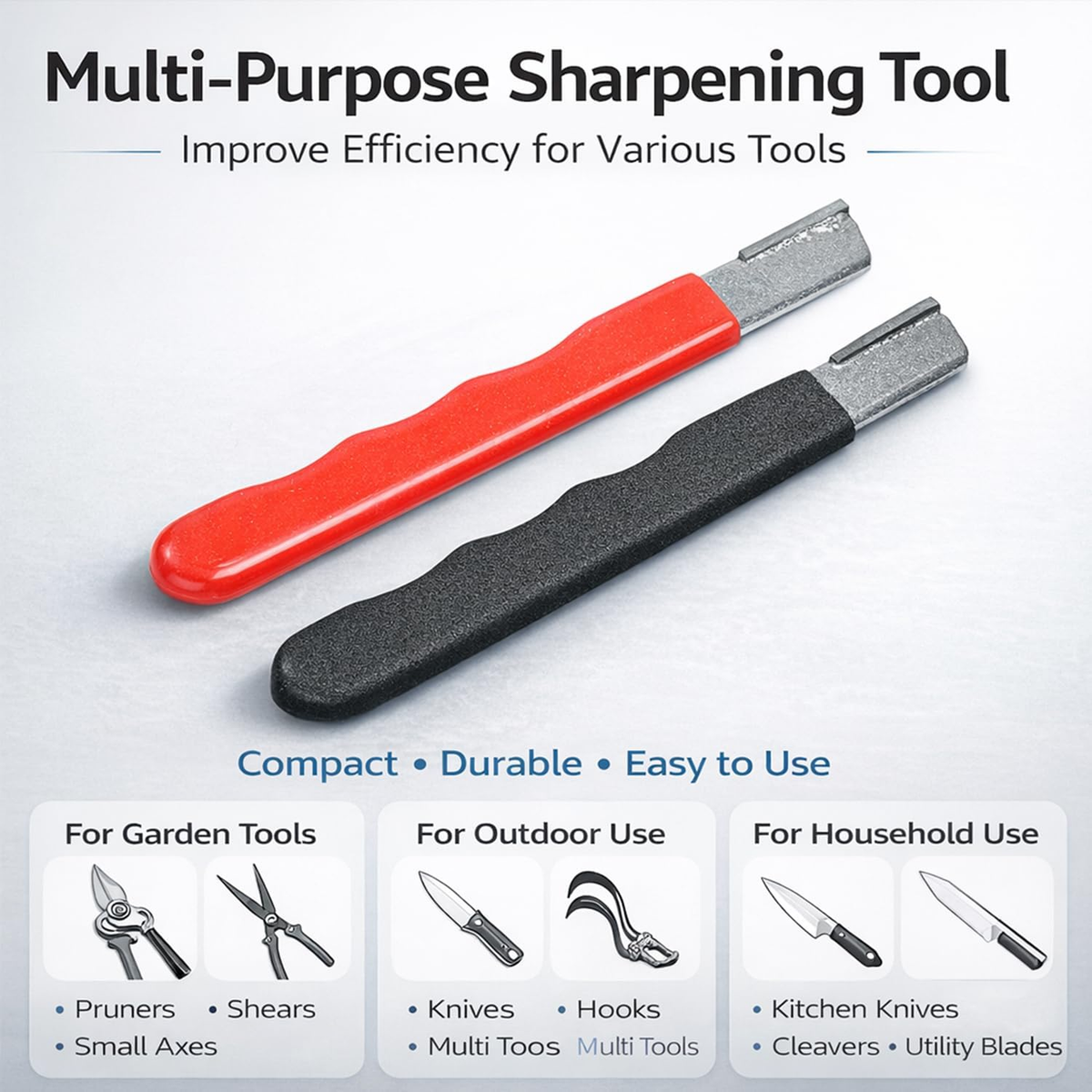 ⚡ Quick-Use Knife Sharpener – Restore Dull Blades in Just a Few Easy Strokes