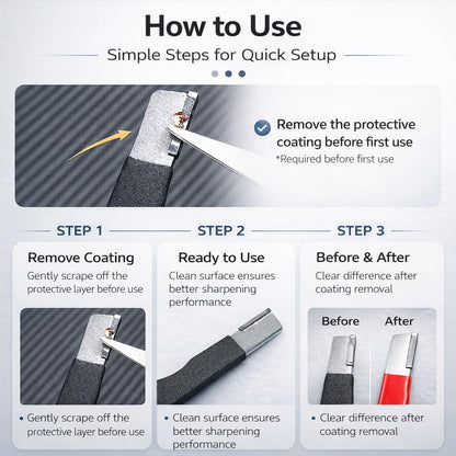 ⚡ Quick-Use Knife Sharpener – Restore Dull Blades in Just a Few Easy Strokes