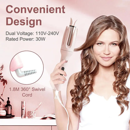 Rizador automático, rizador de cabello con varilla giratoria automática