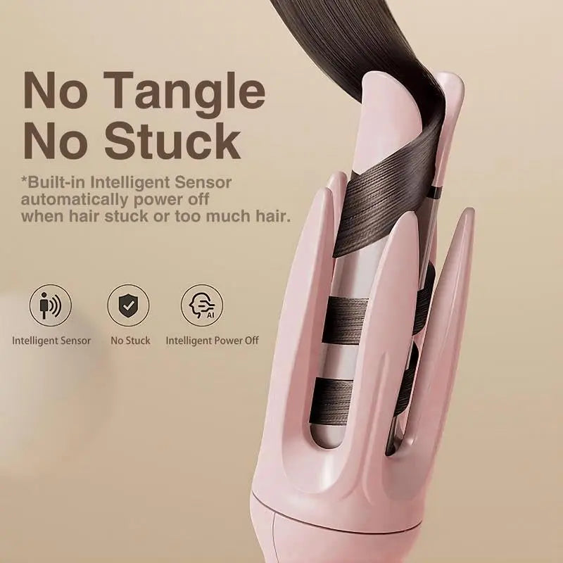 Rizador automático, rizador de cabello con varilla giratoria automática