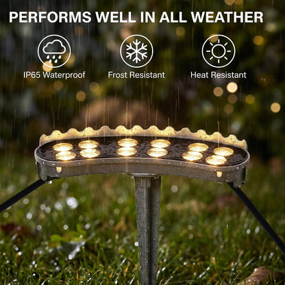 🎉Outdoor Ring Tree Wrap Light – 360° LED Landscape Uplighting for Trees & Palms
