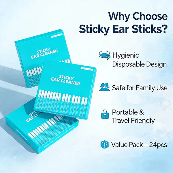 👂 Effortless Earwax Removal Stick ✨ Gentle, Sticky & Easy-to-Use Ear Cleaning Tool