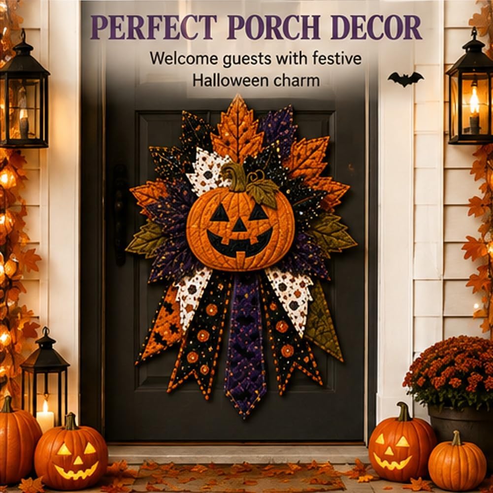 DIY Quilted Halloween Door Hanger Kit