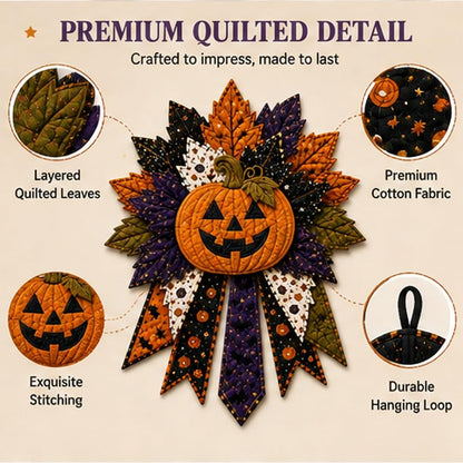 DIY Quilted Halloween Door Hanger Kit