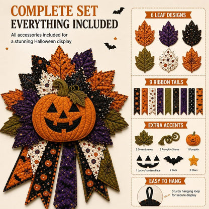 DIY Quilted Halloween Door Hanger Kit